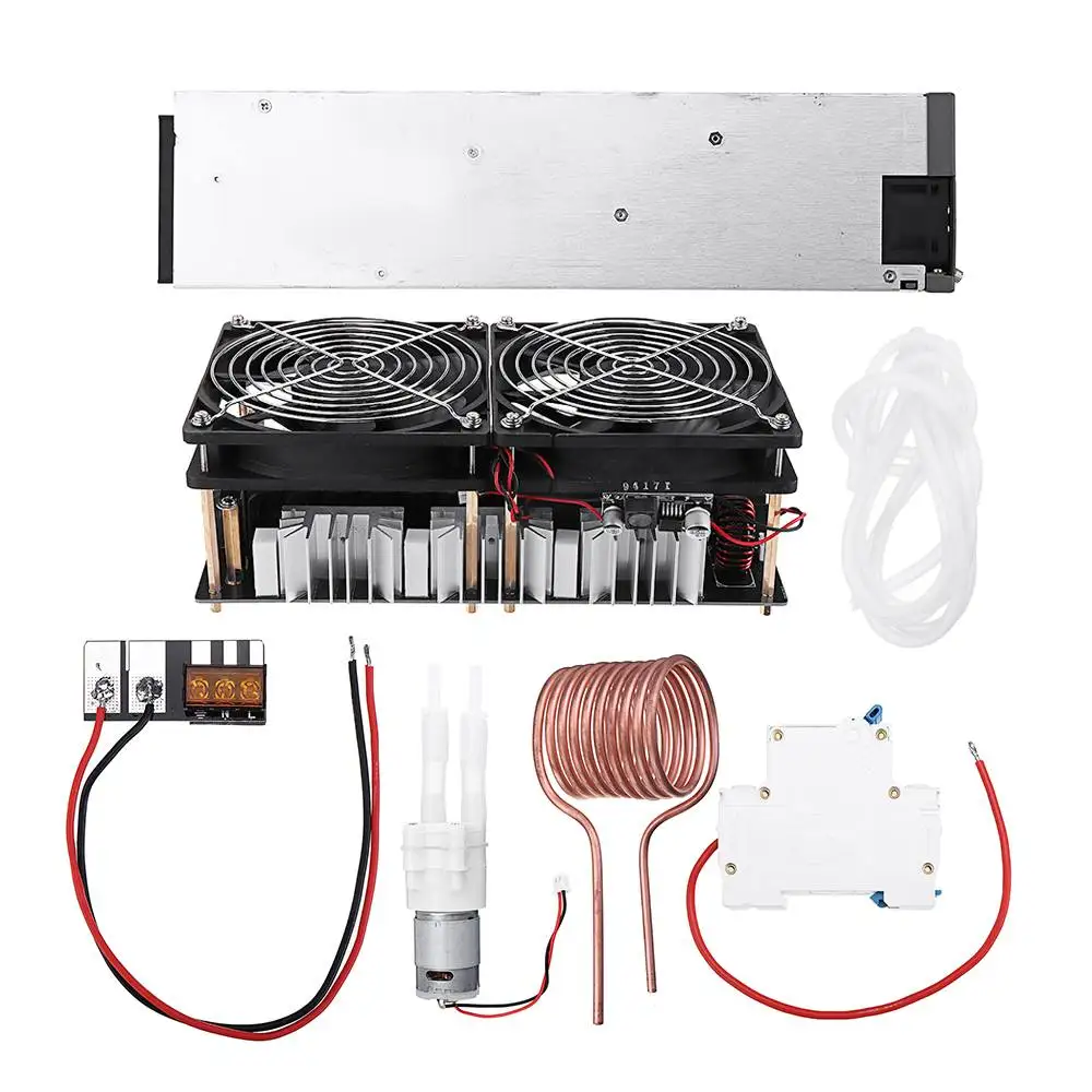 2500W 48V 50A звс индукционный нагрев модуль высокочастотная нагревательная машина фильтрации расплавленного металла катушки с Питание полный комплект