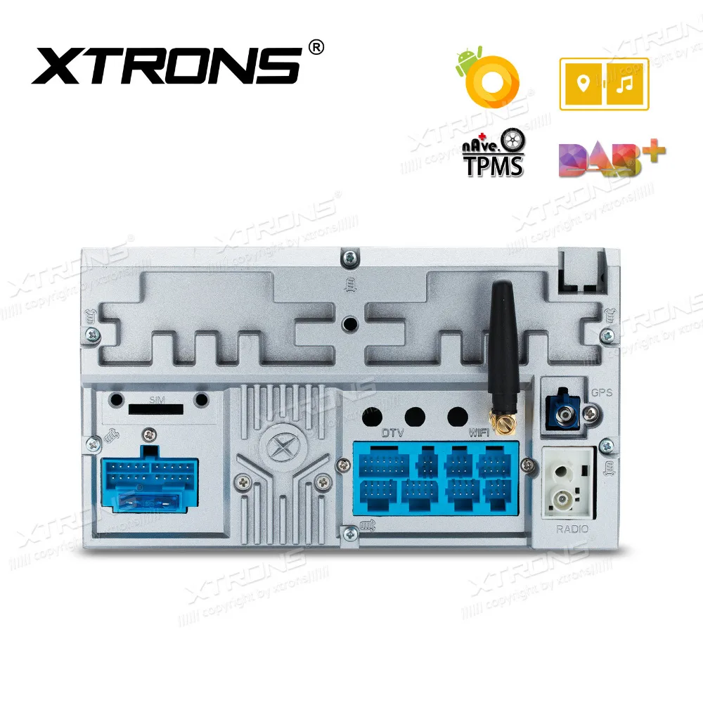 XTRONS 2 Din 8 'ɺndroid 0 Восьмиядерный автомобильный dvd-плеер радио gps DAB + OBD2 для Volkswagen