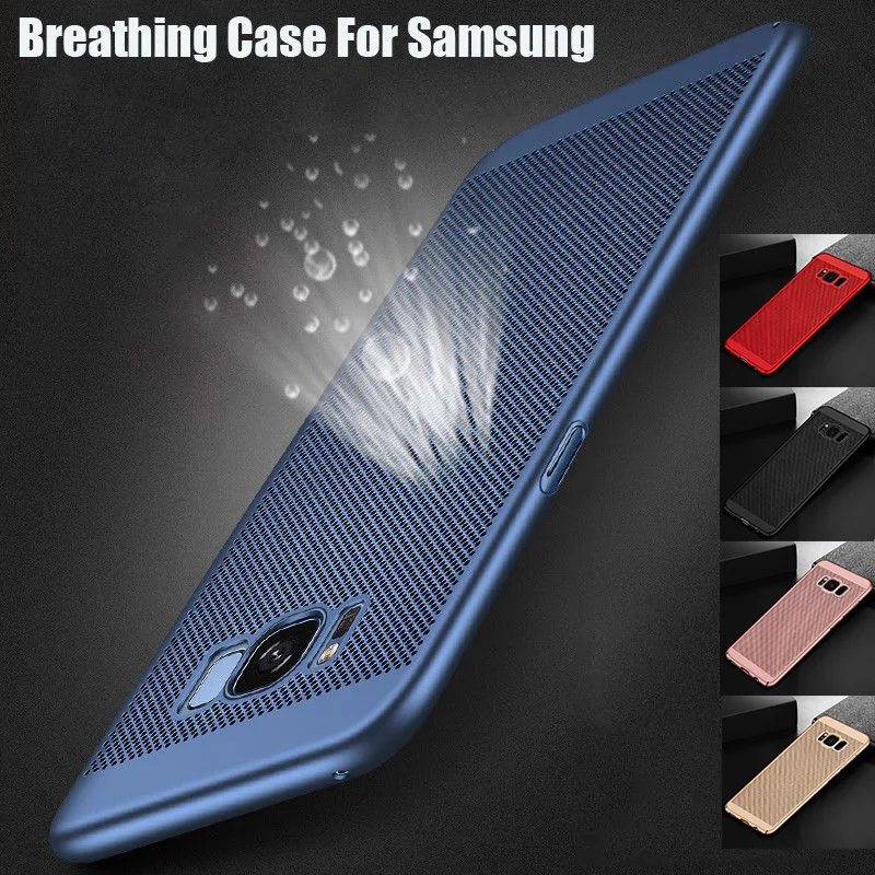 Ultra Slim Phone Cases For Samsung Galaxy Note 8 J2 J4 J6 J8 J260 Core Pro 2018 Hollow Heat Dissipation Protective Back Cover |