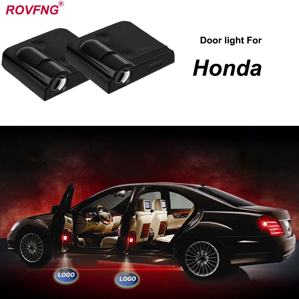 ROVFNG Добро пожаловать светодиодный дверной свет для Honda Accord 8/Civic/Fit/CRV (cr