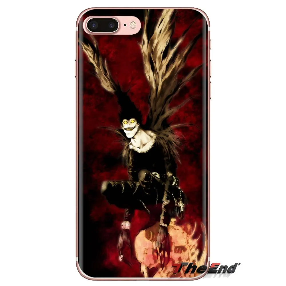 Transparent Soft Shell Covers For iPod Touch Apple iPhone 4 4S 5 5S SE 5C 6 6S 7 8 X XR XS Plus MAX Anime Death Note anime |