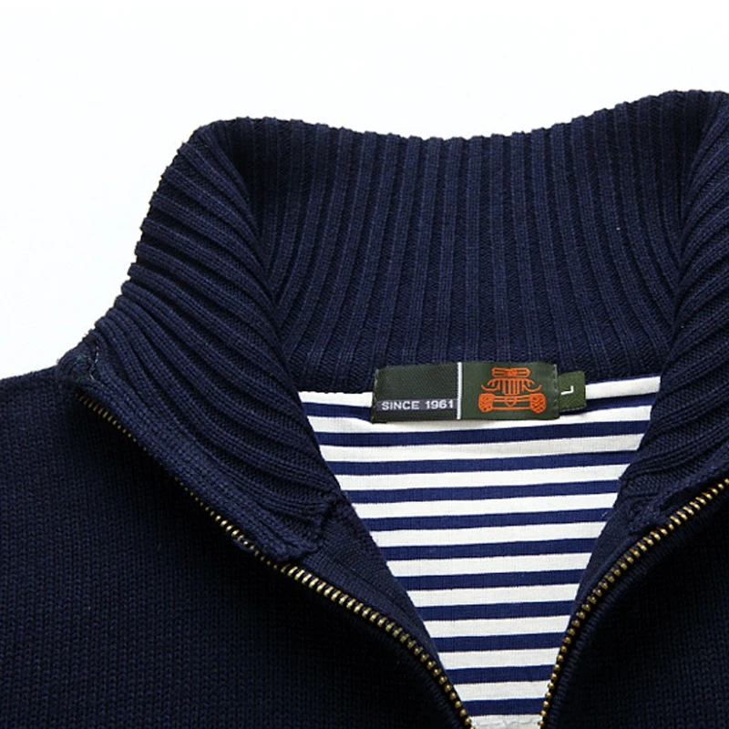 Мужской свитер с воротником стойкой Jeep черный осень 2019|fashion men sweater|men fashion sweatermen
