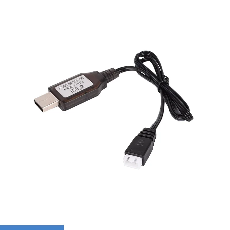 7 4 В 1000 мА Φ USB Кабель зарядного устройства для радиоуправляемого вертолета