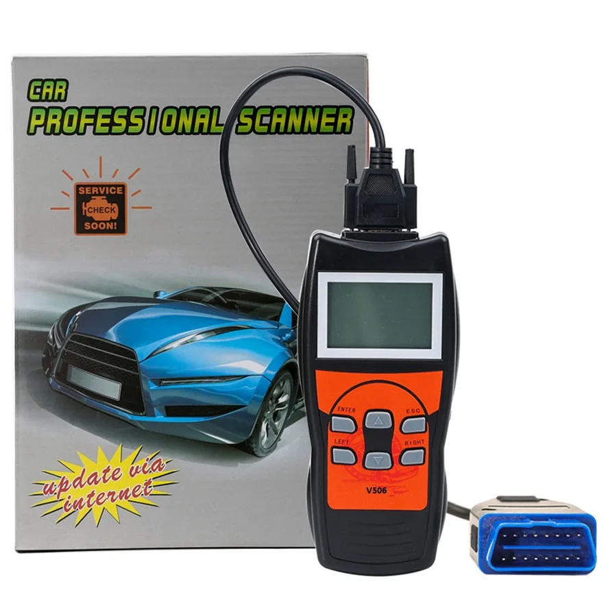 Super Auto Engine Code Reader Vag Car Diagnostic Scanner Automotive Tools Oil Airbag Reset Mileage Correction vag506