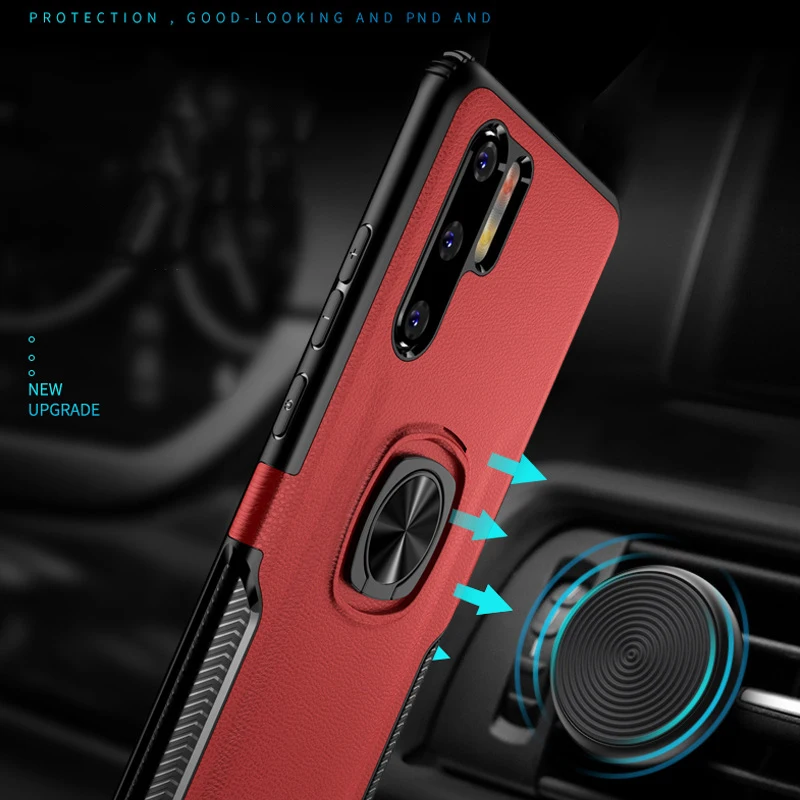 Toraise для Huawei P30 pro чехол металлическое кольцо автомобильная подставка силиконовый