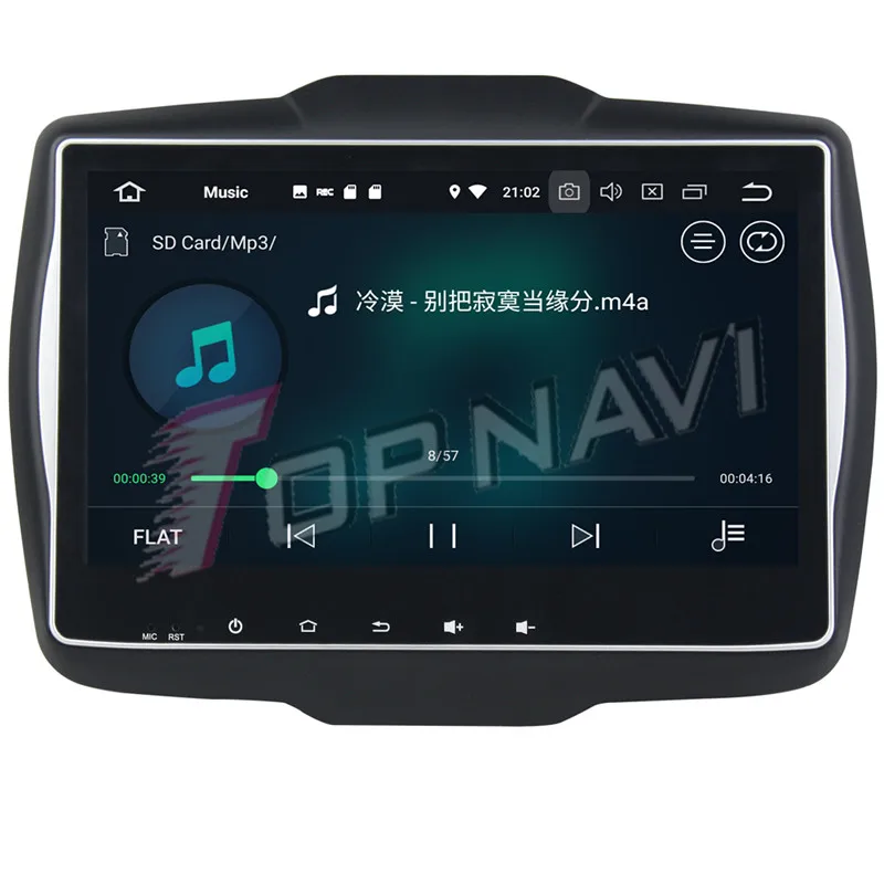 Topnavi 4 ядра 9 &quotAndroid 8 1 Автомобильный gps навигация для Jeep Renegade 2016 2017 Авто радио