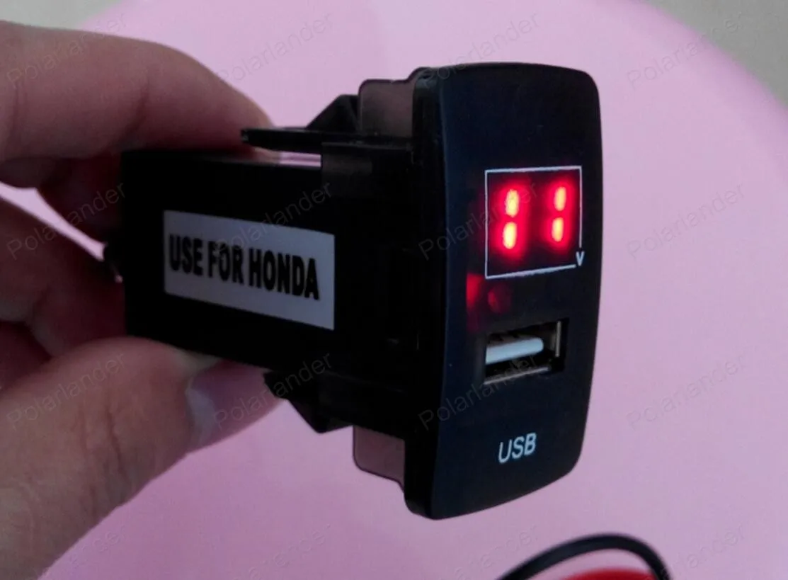 5V 2.1A выходной адаптер питания Автомобильное USB зарядное устройство для H/onda