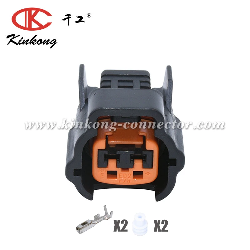 Kinkong 2P Female Waterproof Electric коннектор инжектор Plug с клеммами|Соединители| |