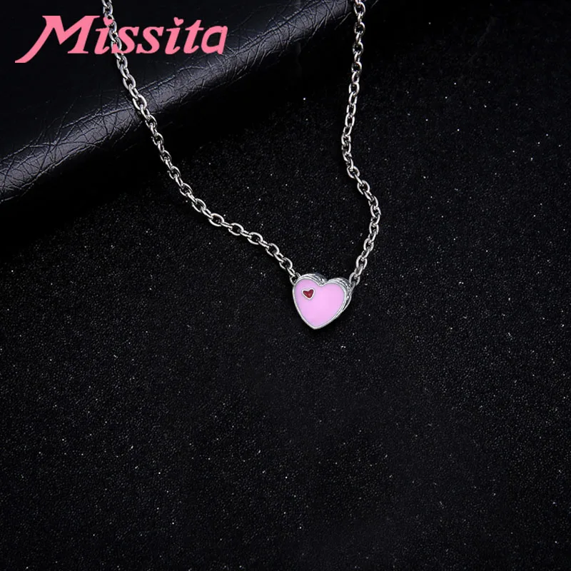 Женское ожерелье с подвеской в виде сердца | Украшения и аксессуары