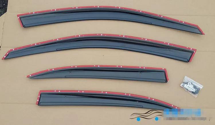 4 шт. роскошный автомобиль дождевые зонты с солнцезащитный козырек дефлектор