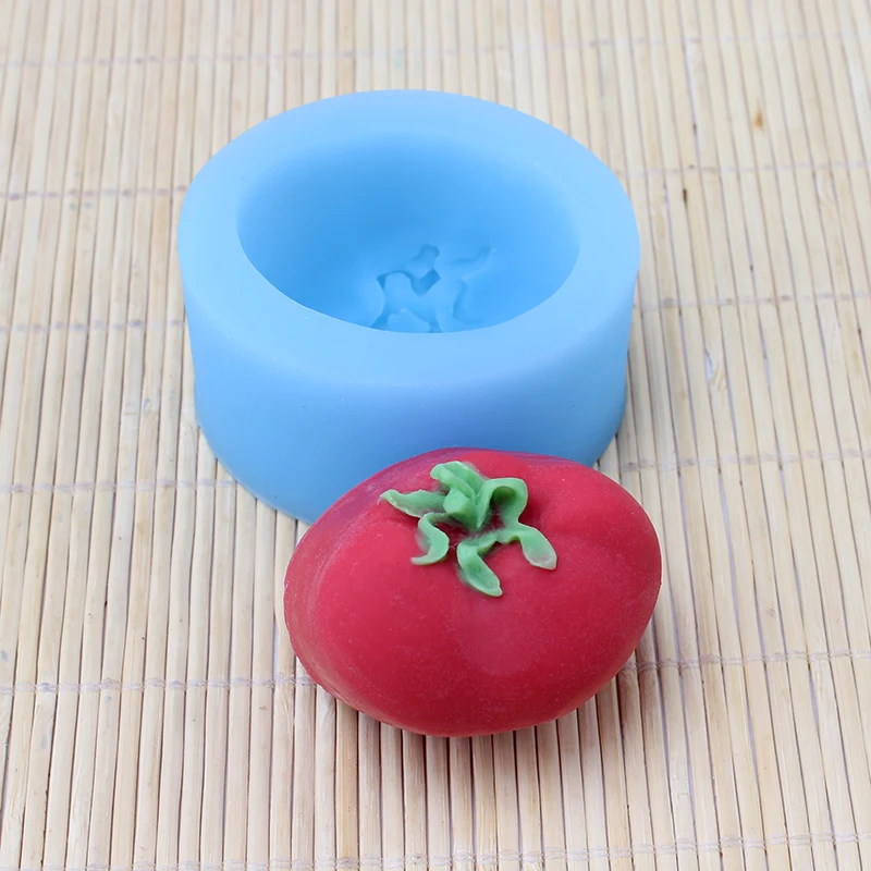 3D Silicone Soap Mold Tomato Shape for Natural Handmade Craft Resin Mould | Дом и сад