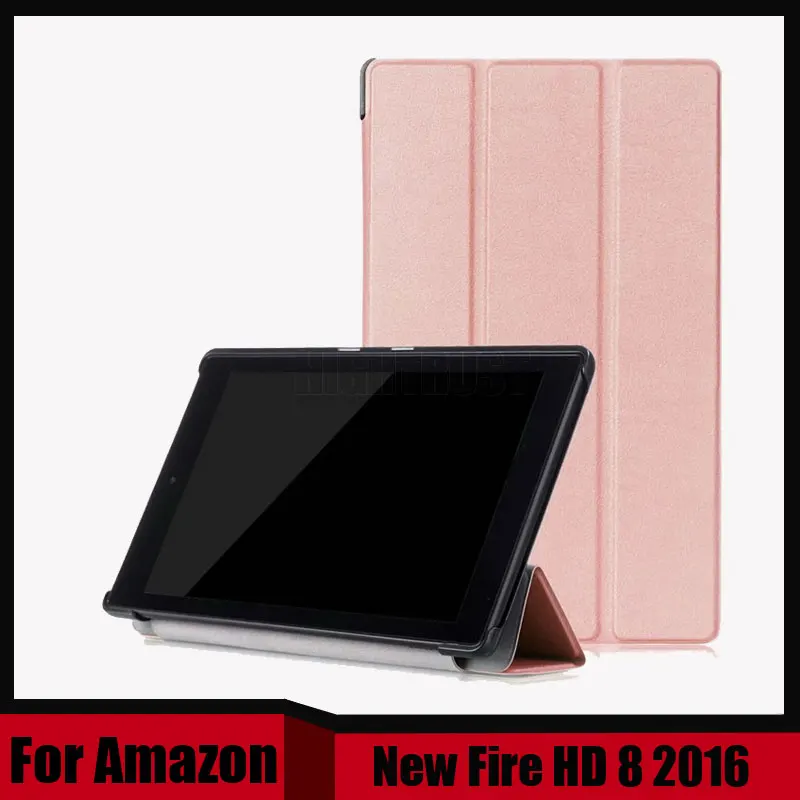Магнитный чехол для сна/пробуждения из искусственной кожи Smart Cover Amazon New Fire HD 8 2016