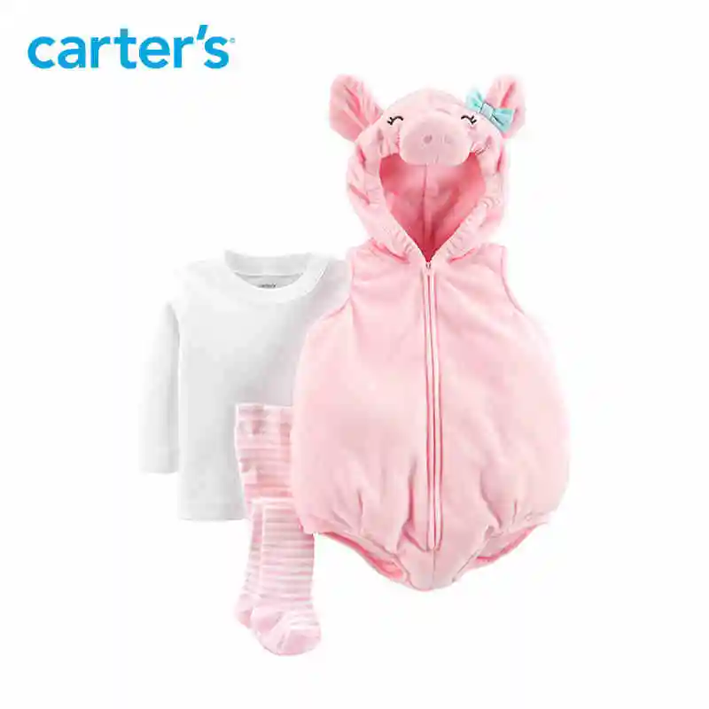 Carters детская одежда Хеллоуин милый комплект ананас с капюшоном для маленького