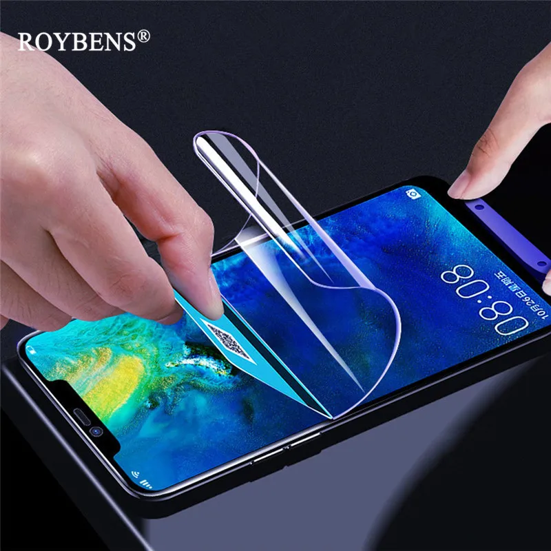 Защитная пленка на весь экран для huawei mate 20 Pro ультратонкая мягкая из ПЭТ 5D