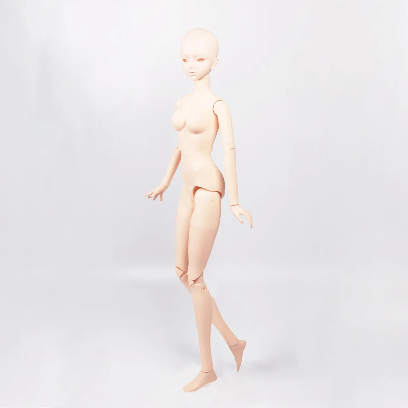 DBS 1/3 BJD кукла игрушки Обнаженная 62 см DF принцесса модные куклы шарнир тело белая кожа подарок на день рождения SD как кукла - Цвет: no makeup doll
