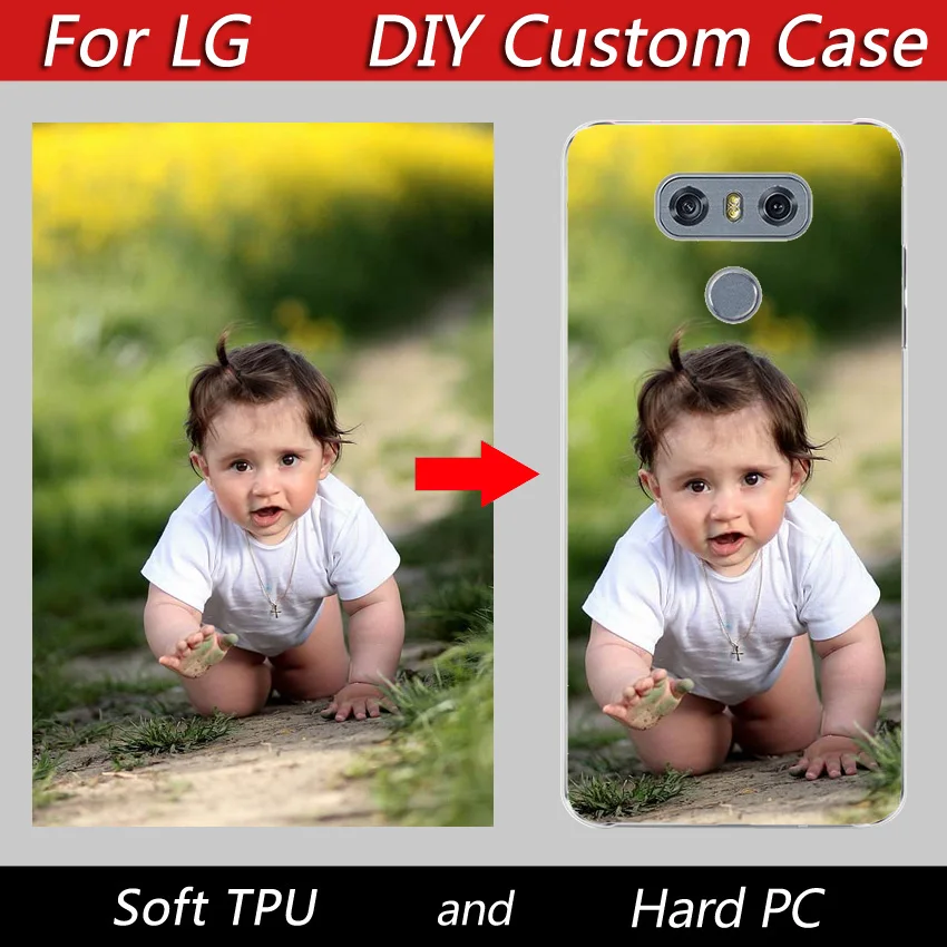 LPWZHMG заказной логотип Чехол для телефона печать задняя крышка LG G3 G4 Мягкий ТПУ ПК