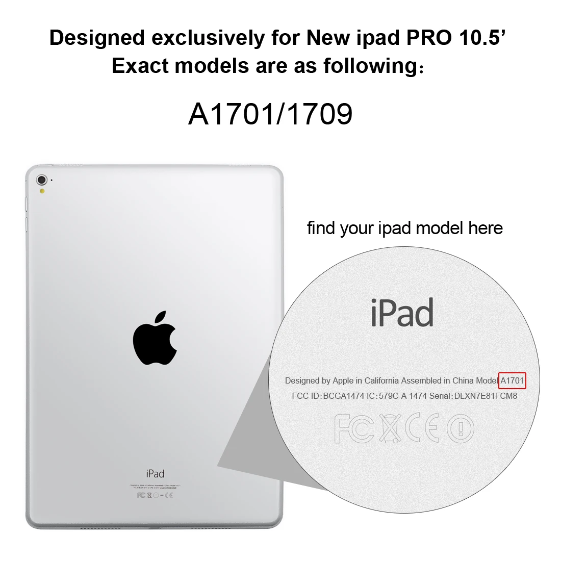 Чехол с держателем для карандашей iPad Pro 10 5 тонкий защитный противоударный чехол
