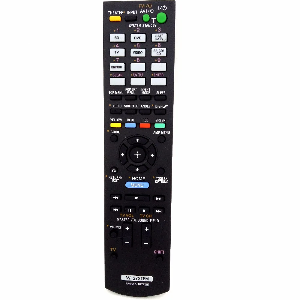 Новый дистанционный пульт для SONY RM AAU072 AV системы HT AS5 CT150 AAU074| |