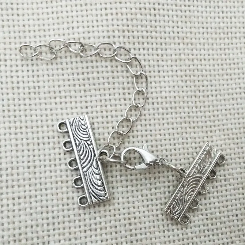 Ожерелье с переключателями многослойные 5 ранних распорки застежки карабином