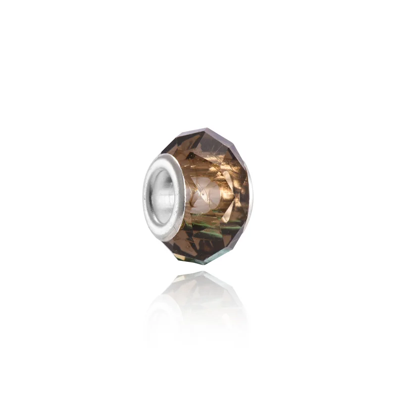 Wholesale 50pcs/lot Faceted Crystal Charms Handmade Lampwork Glass Beads 14*8mm for Bracelets Pendents DIY Jewelry Making | Украшения и