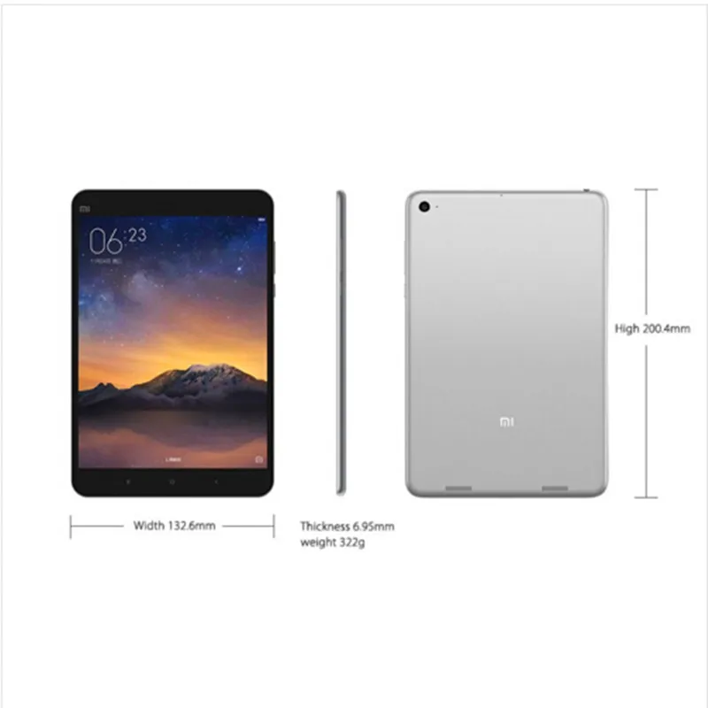 Новый оригинальный Xiaomi MiPad 2 Android 5.1 Планшеты PC ГБ 16 ГБ/64 7.9 дюймов Intel Вишня Trail Z8500 4
