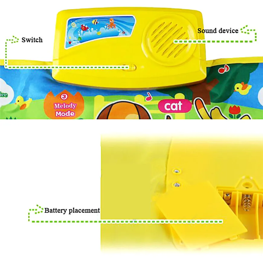 Новинка 2017 детский музыкальный коврик для пения в тренажерном зале лучший