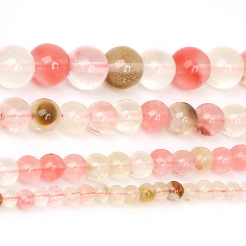 NiceBeads 4 мм 6 8 10 натуральные синие/красные/розовые/Искусственные бусины выберите