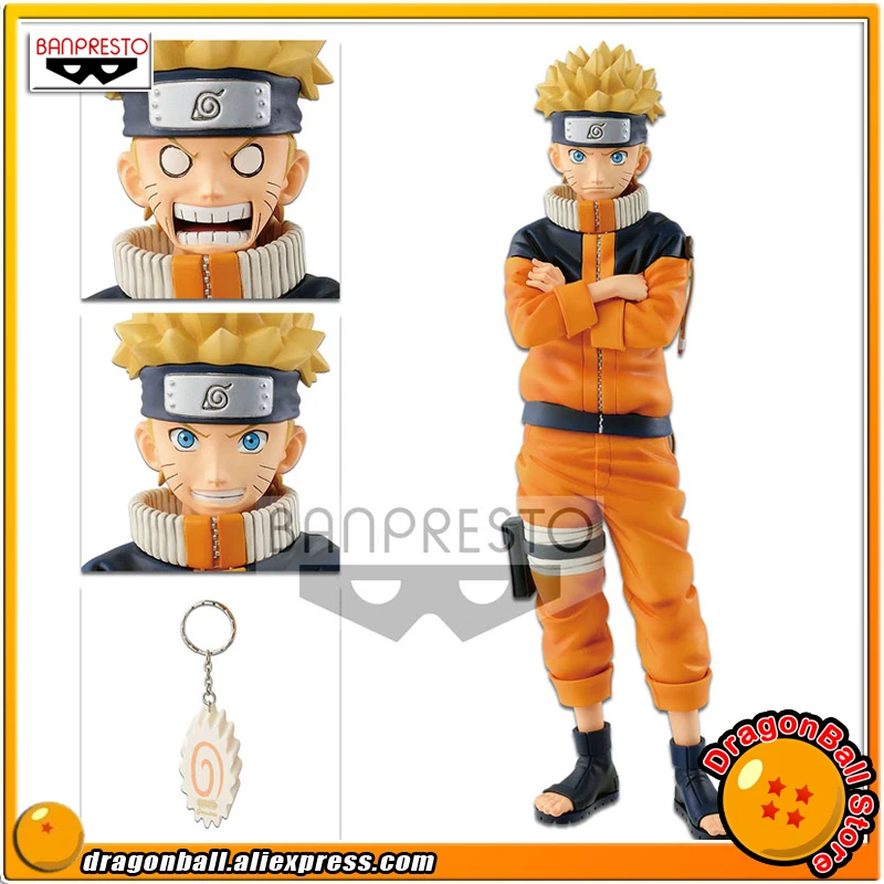 Японское аниме "NARUTO Shippuden" оригинальная Коллекционная Фигурка Banpresto Grandista Shinobi Relations-Наруто Узумаки#2