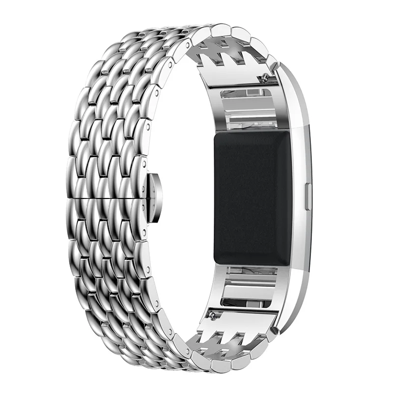 Замена металлический браслет для Fitbit Charge 2 ремень Нержавеющая сталь браслет Fitbit Charge 2 Band Браслет для смарт-часов
