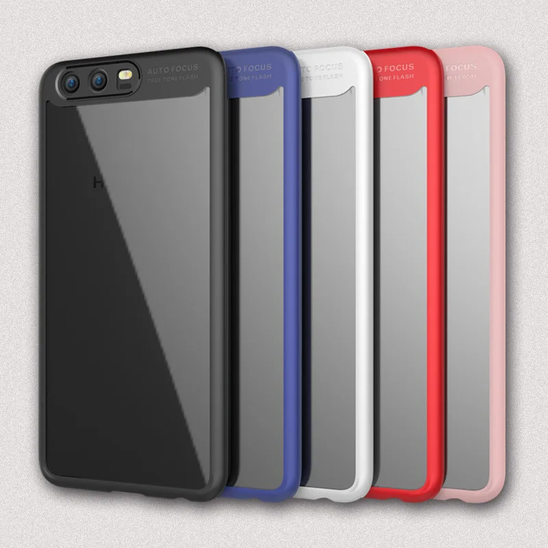 Cheerymoon Мода Полный акриловый прозрачный для Huawei P10 ТПУ силиконовый чехол