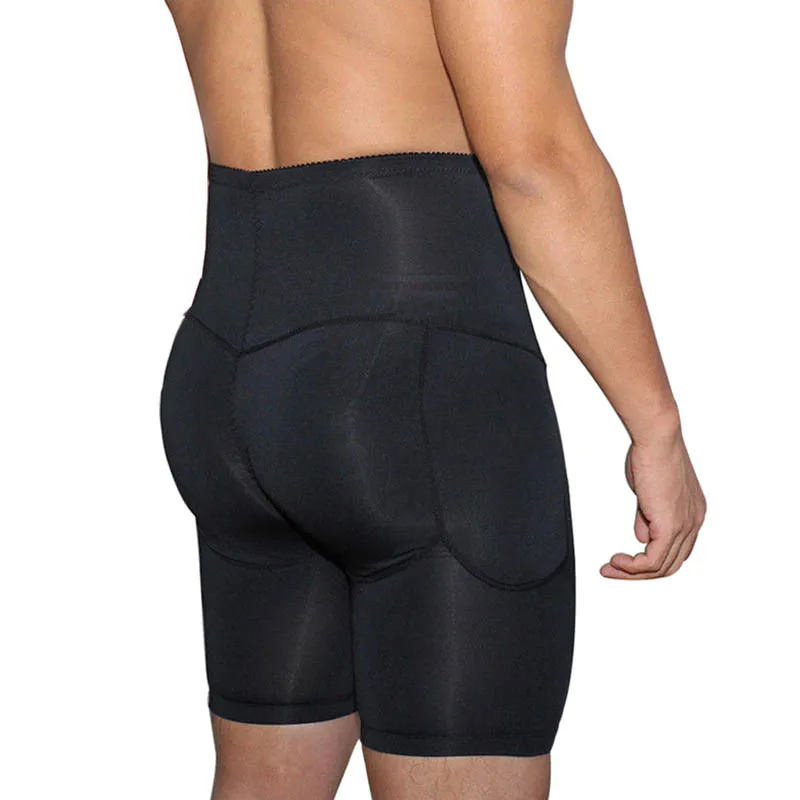 

Men Butt Lifter Padded Underwear Buttocks Booster Enhancer Hip Shaper Boxer Shorts TC21