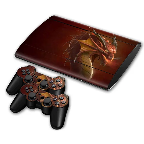 0091 Хороший дизайн ПВХ кожи Стикеры для Ps3 super slim 4000 консоль и контроллеры Стикеры s - Цвет: 0091