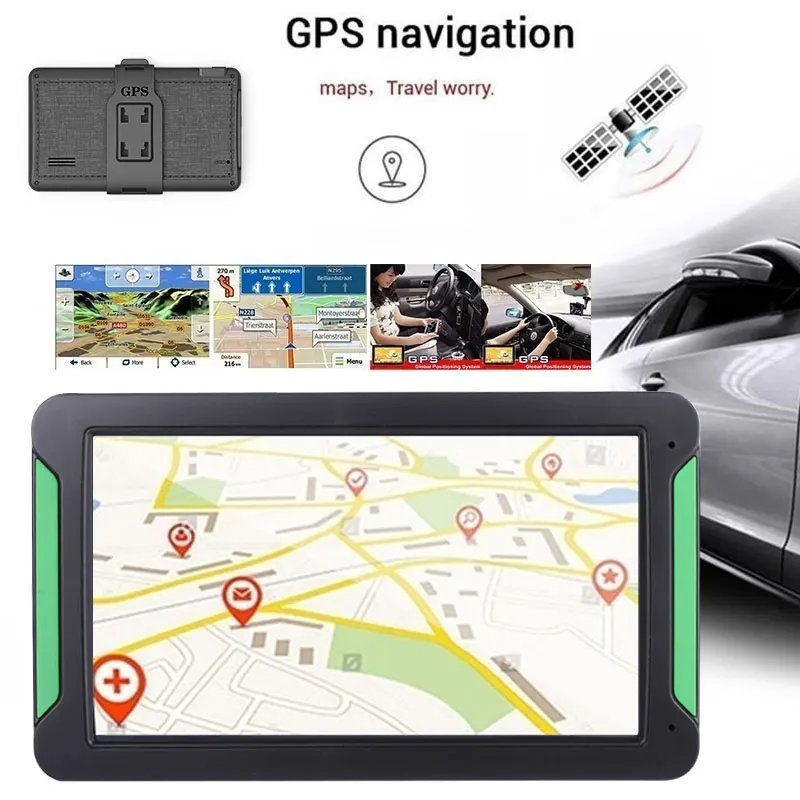 Vehemo 8 Inches Vehicle Navigation Sensors Car Navigator Map GPS for Universal Photography Electronic Album | Автомобили и