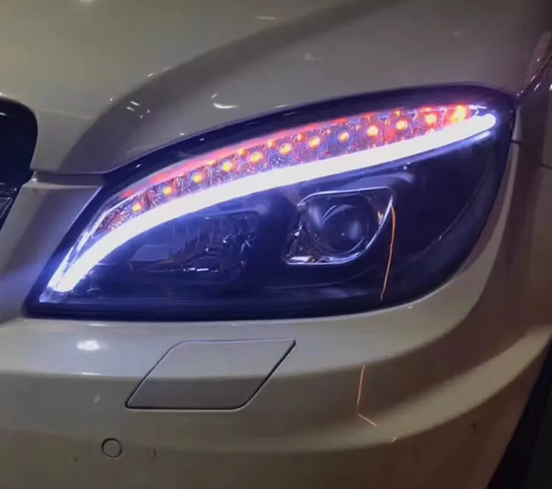 Модифицированные автомобисветодиодный ксеноновые фары HID для W204 W205 C180 C200 C260 2007-2011