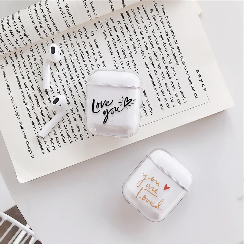 Чехол для Airpods милый чехол наушников AirPods 1 2 Мультяшные Беспроводные аксессуары