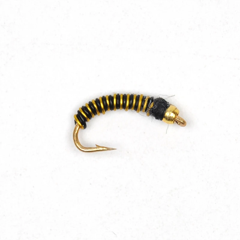 10 шт. #14 двухцветный бюстгальтер Miges Chironomids мушки/приманки для ловли нахлыстом |