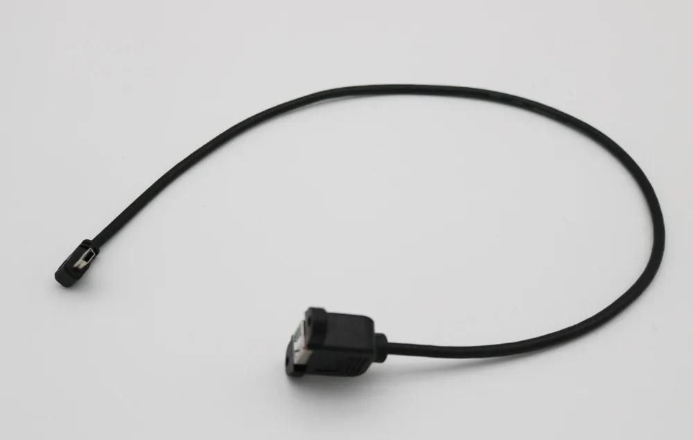 

10pcs USB 2.0 B Female Panel Mount To Mini 5 Pin Male Left Angle Extension Printer Scanner Adapter Cable 50cm