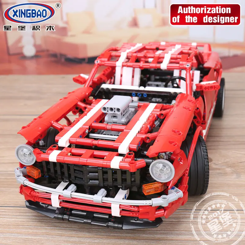 XingBao креативный городской автомобиль Racer MOC строительные блоки для детей сборный