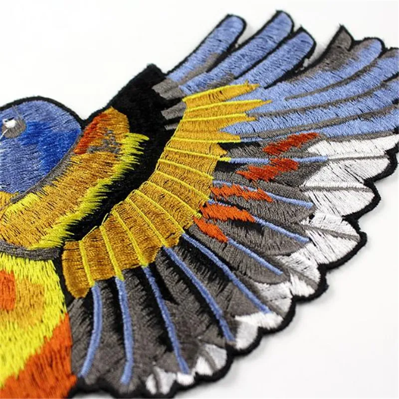 Футболка Для женщин топ животных патч 28 см большая птица иметь дело с ним железа