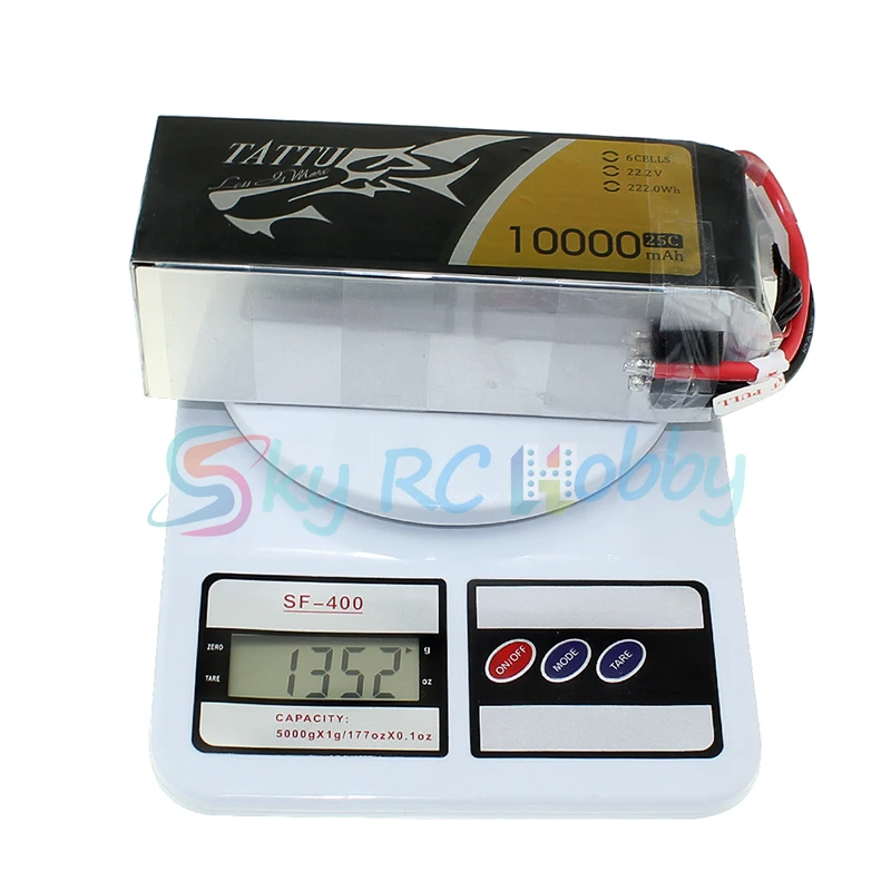Литий-полимерный аккумулятор Tattu 6S 10000 мАч Lipo 22 2 в 25C беспилотный Аккумулятор для