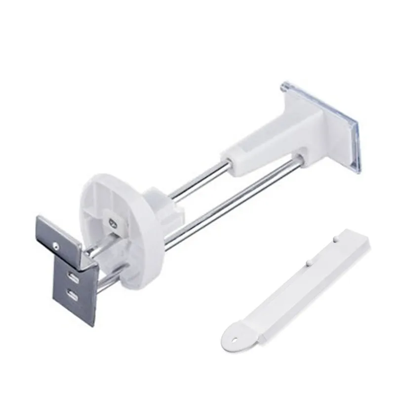 (100 Pcs/Lot ) 7 Inch White Color Magnetic Lockpick Slatwall Supermarket Accessory Safe Display Anti Theft Security Hook