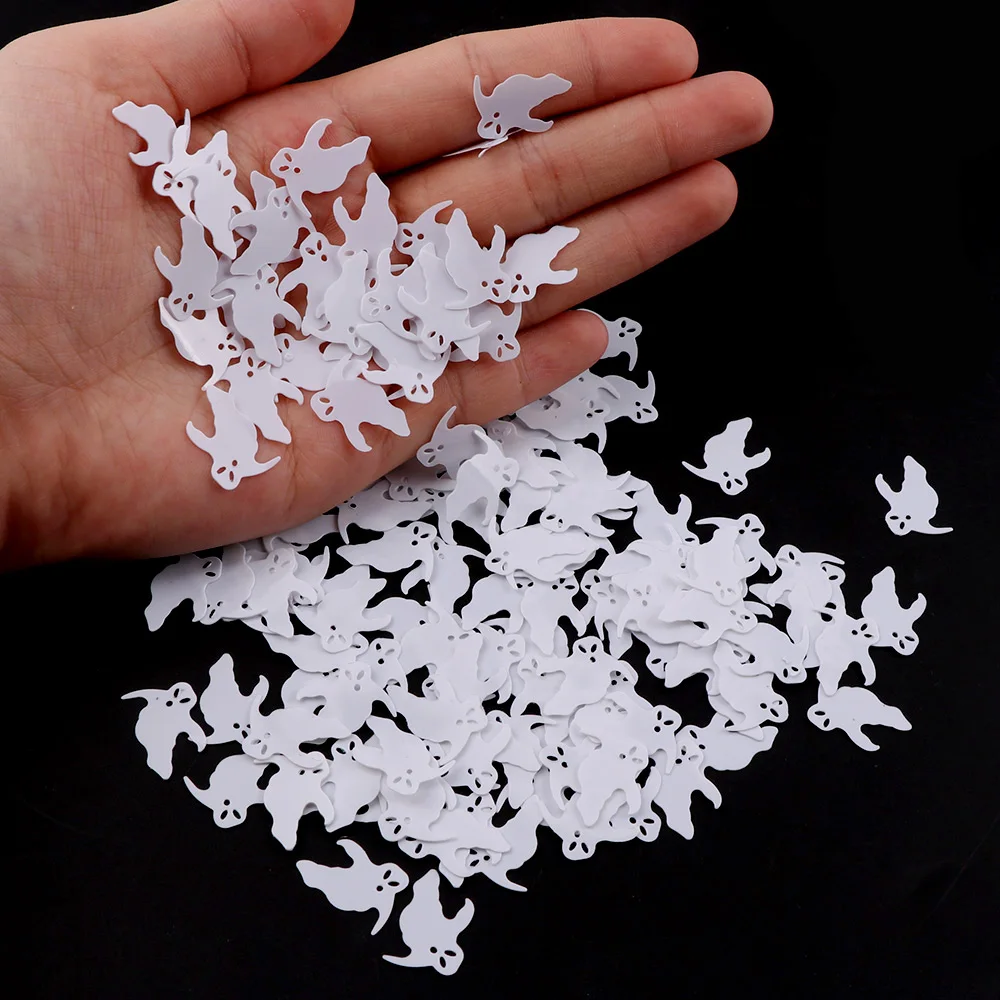 15 г Хэллоуин призрак конфетти Череп летучая мышь паук паутина ведьма тыква