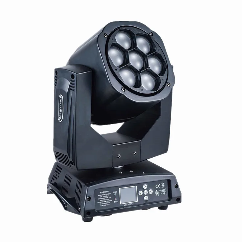 7x15 Вт 4 в 1 rgbw светодиодная Подвижная головка zoom wash light 7 шт. led mini bee eye движущаяся s dj