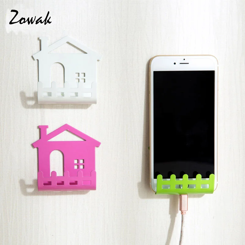 Настенный держатель-подставка для мобильного телефона на клейкой основе | Дом и