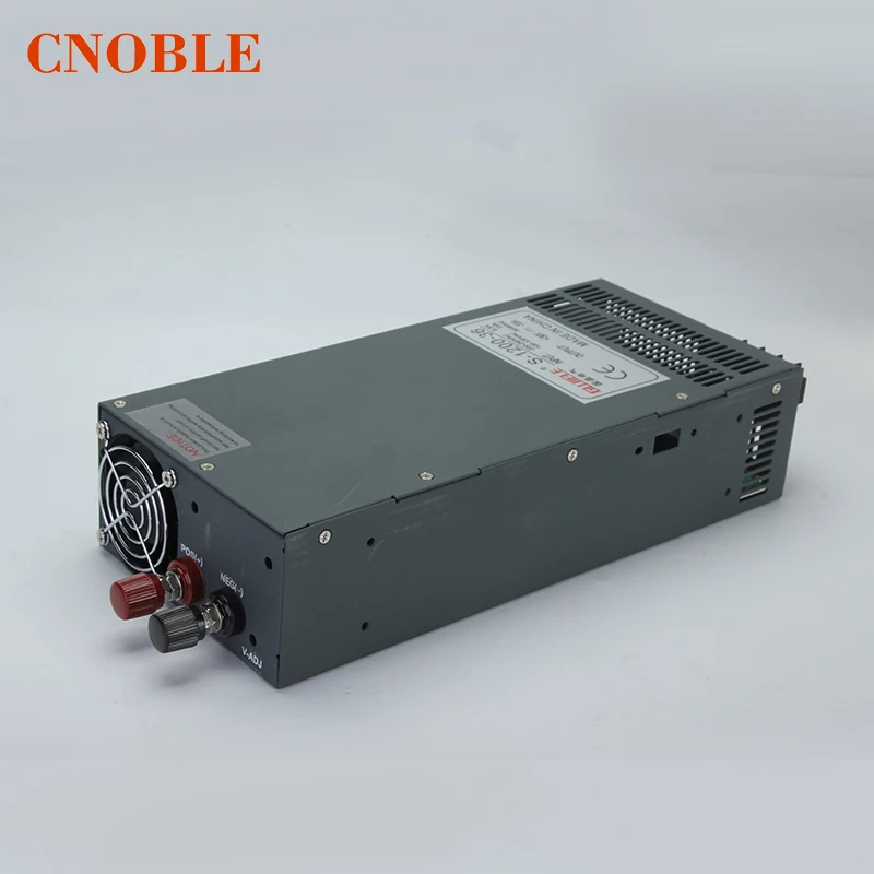 

1200W 36V 33.3A adjustable 110V or 220V input Single Output Switching power supply for LED Strip light AC to DC