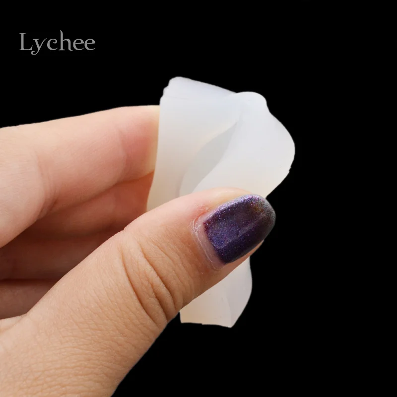 Lychee Life DIY силиконовая форма круглая коробки для настоящего цветка из смолы ручная