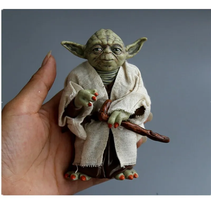 Новинка хит 12 см Звездные войны Пробуждение силы рыцарь-джедай Мастер Йода ПВХ