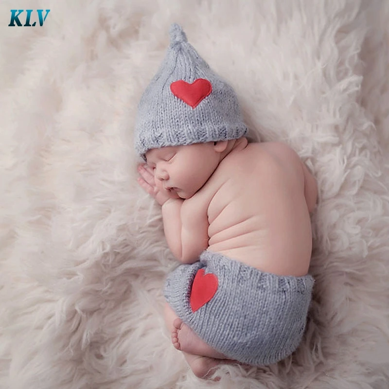 Хит продаж милый вязаный костюм для новорожденных мальчиков и девочек костюмы