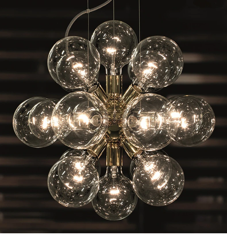 18 светильник G125 люстра Lustre Luminarias подвесной светильник для гостиной подвесной светильник позолоченный/Хромированный светильник