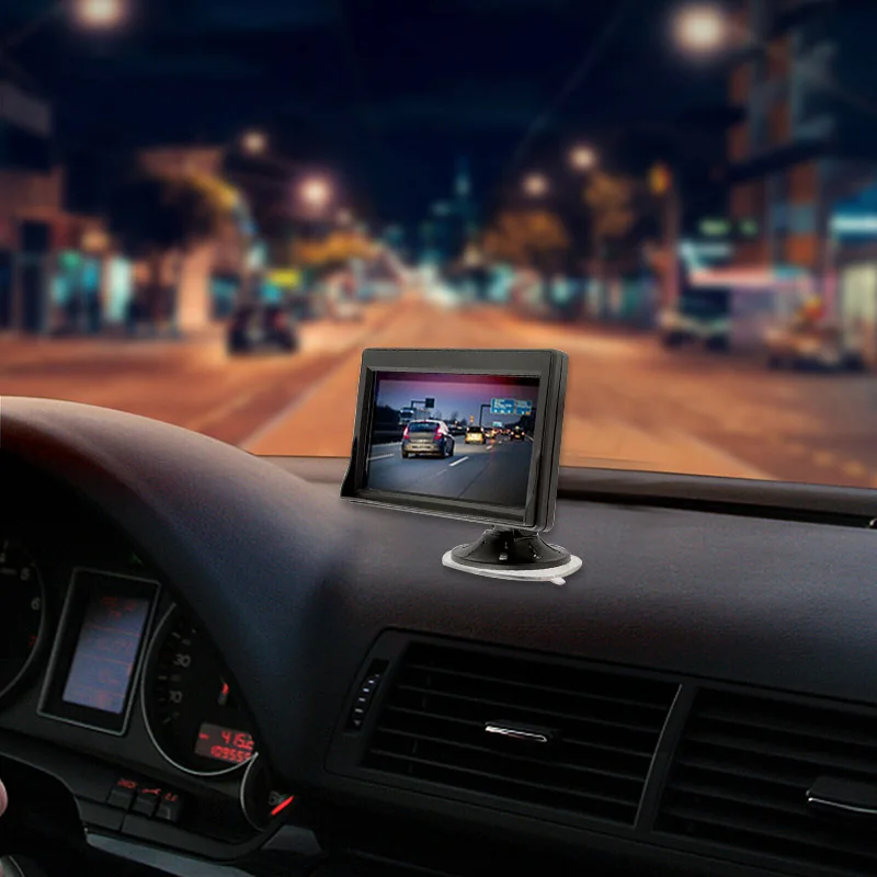 5-дюймовый монитор с камерой заднего вида для парковки автомобилей и грузовиков